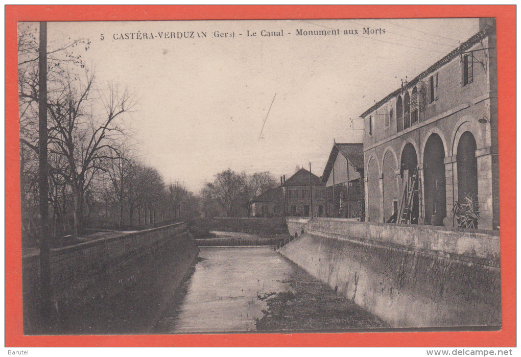 CASTERA VERDUZAN --> Le Canal. Monument Aux Morts - Castera