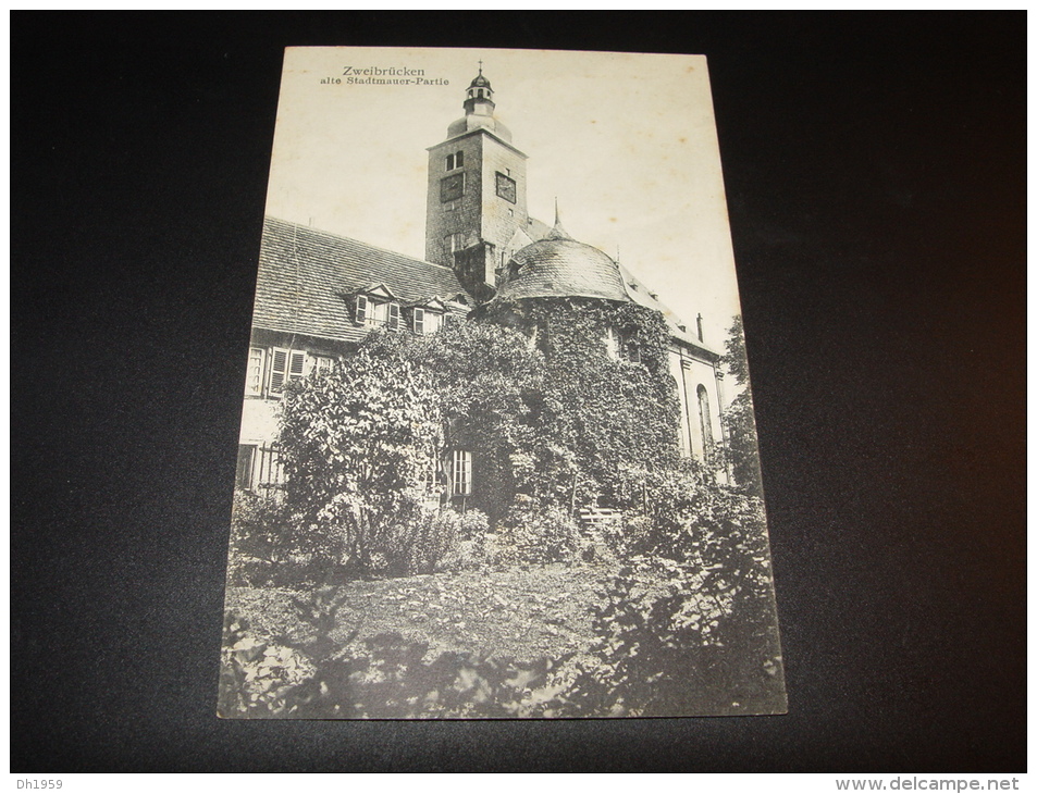 ZWEIBRÜCKEN Alte STADTMAUER  - PARTIE  Nach STRASSBURG - Zweibrücken