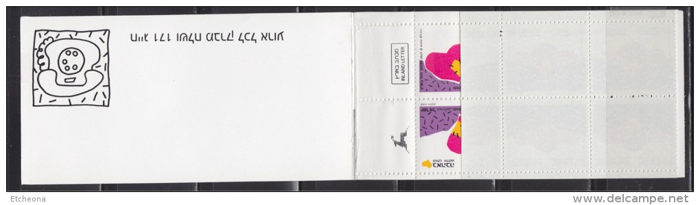 = Carnet De 10 Timbres Neufs,  Coeur, With Love, Avec Amour, - Cuadernillos