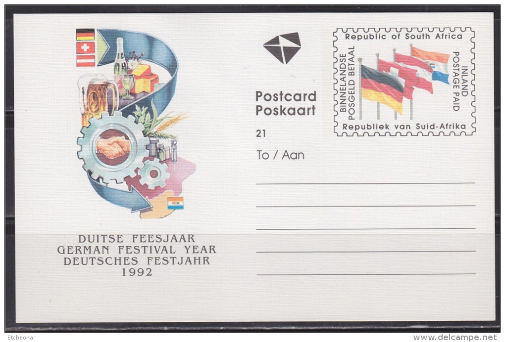 = Carte Postale, Entier Neuf, 1 Timbre, 1992, Festival Allemand - Autres & Non Classés