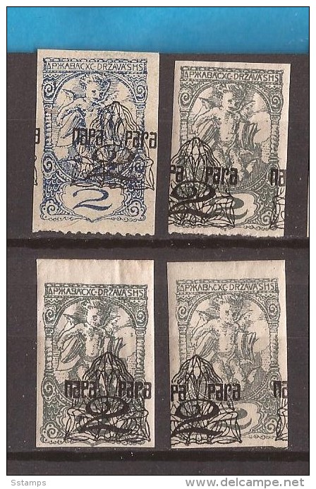 1920  SHS SLOVENIJA VERIGARI JUGOSLAVIJA   DIFFERENT COLOR - PAPER - PERFORATION   INTERESTING COLOR NEVER   HINGED - Nuevos