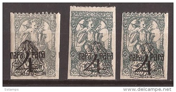 1920  SHS SLOVENIJA VERIGARI JUGOSLAVIJA   DIFFERENT COLOR - PAPER - PERFORATION   INTERESTING COLOR NEVER   HINGED - Ongebruikt