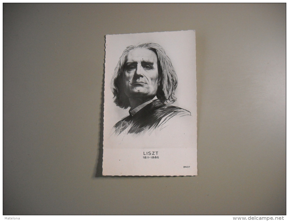 CELEBRITES  COMPOSITEUR MUSICIEN LISZT - Artistes