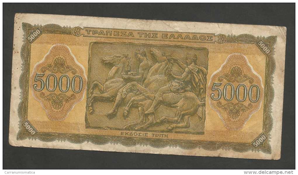 [NC] GREECE - 5000 DRACHMAI (1943) - Griekenland