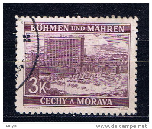 DR+ Böhmen Und Mähren 1939 Mi 33 Zlin - Gebruikt