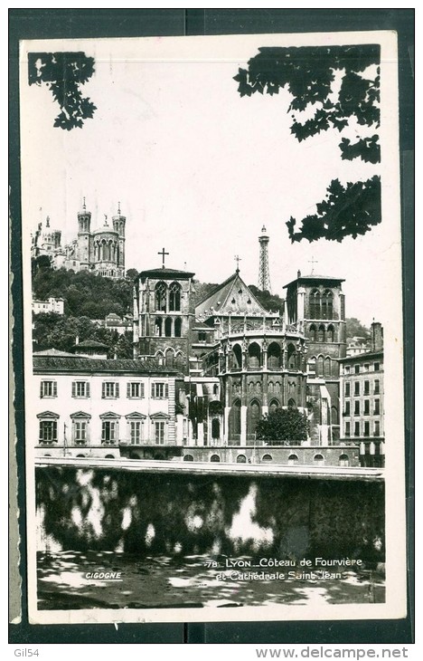 N°78  --  Lyon -- Coteau De Fourvière Et Cathédrale Saint Jean   - Dam33 - Other & Unclassified
