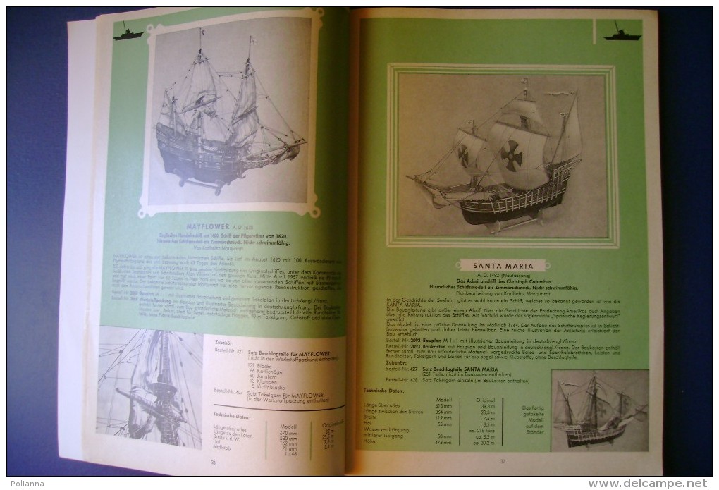 PFR/44 CATALOGO MODELLISMO GRAUPNER 1964/AEREI/NAVI/MOTORI/ACCESSORI - Duitsland