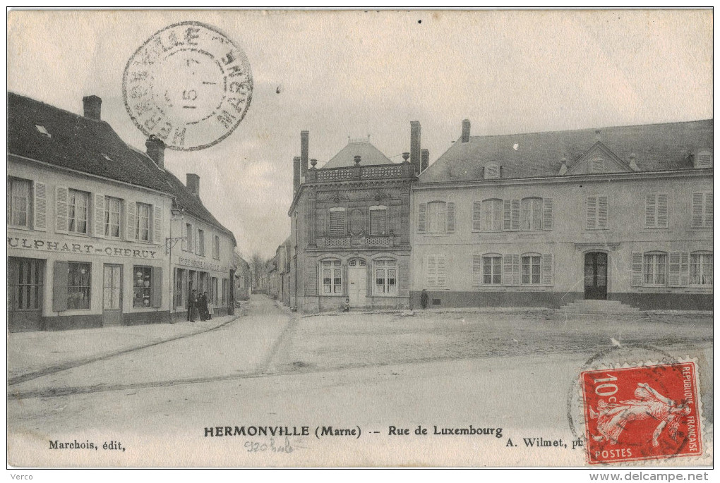 Carte Postale Ancienne De HERMONVILLE - Autres & Non Classés