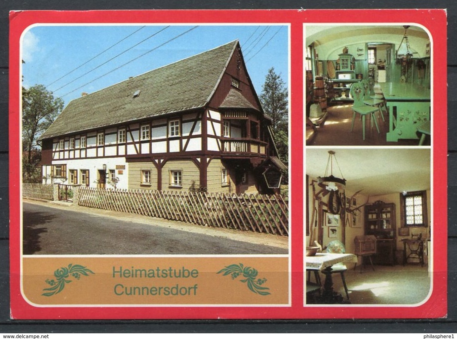 (0147) Cunnersdorf/ Mehrbildkarte - Gel. 1985 - DDR - Bild Und Heimat  A1/297/82  01 12 0571 K - Gohrisch