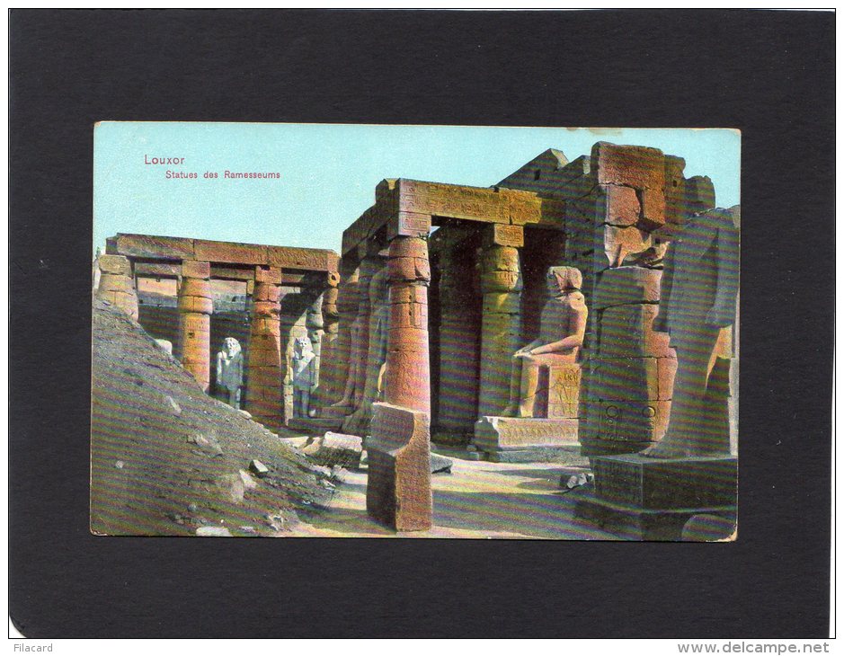 45085   Egitto,    Louxor,  Statue  Des  Ramesseums,  VGSB  1915 - Luxor