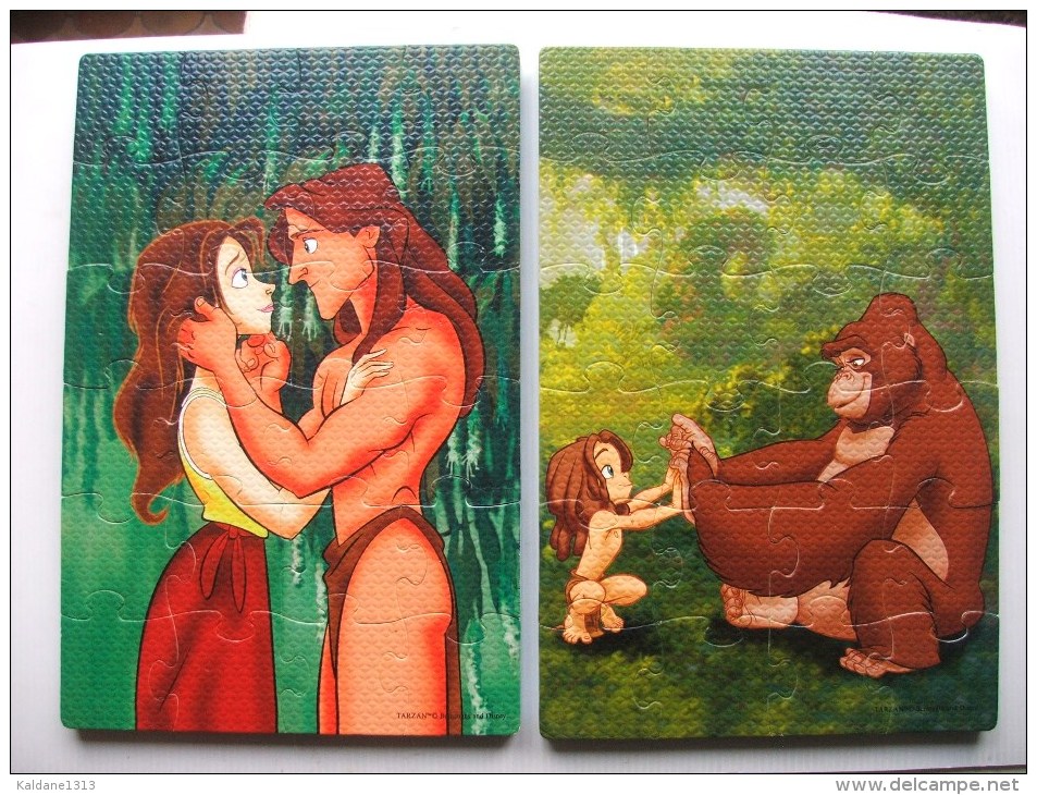 Tarzan Disney 2 Puzzles  Mousse - Rompecabezas