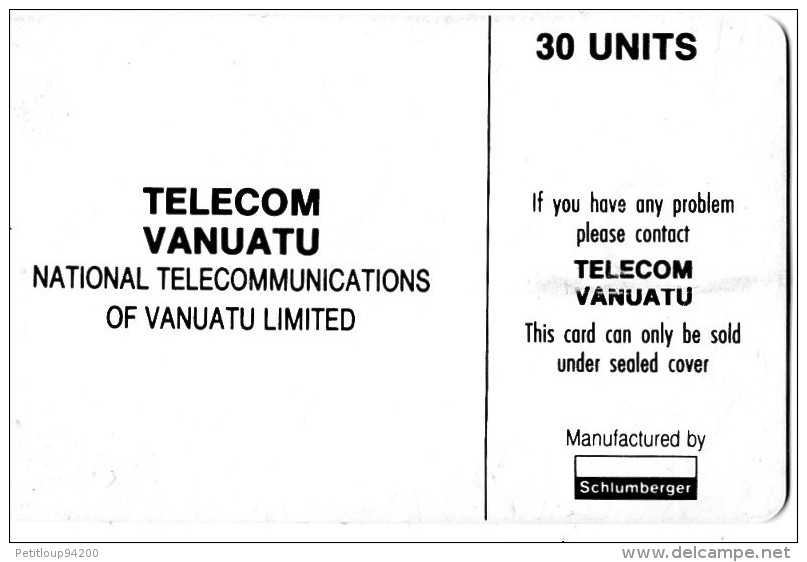 TELECARTE VANUATU 30 Units TVL  ***** - Vanuatu