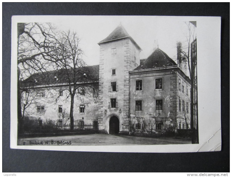 AK GMÜND NÖ Schloss 1930  //  D*10474 - Gmünd