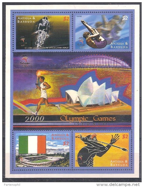 ** ANTIGUA & BARUDA GIOCHI OLIMPICI SYDNEY 2000 SPORTS MNH - Summer 2000: Sydney