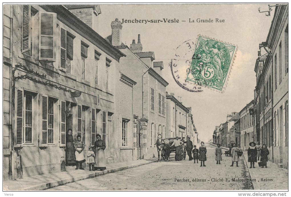 Carte Postale Ancienne De JONCHERY SUR VESLE - Jonchery-sur-Vesle