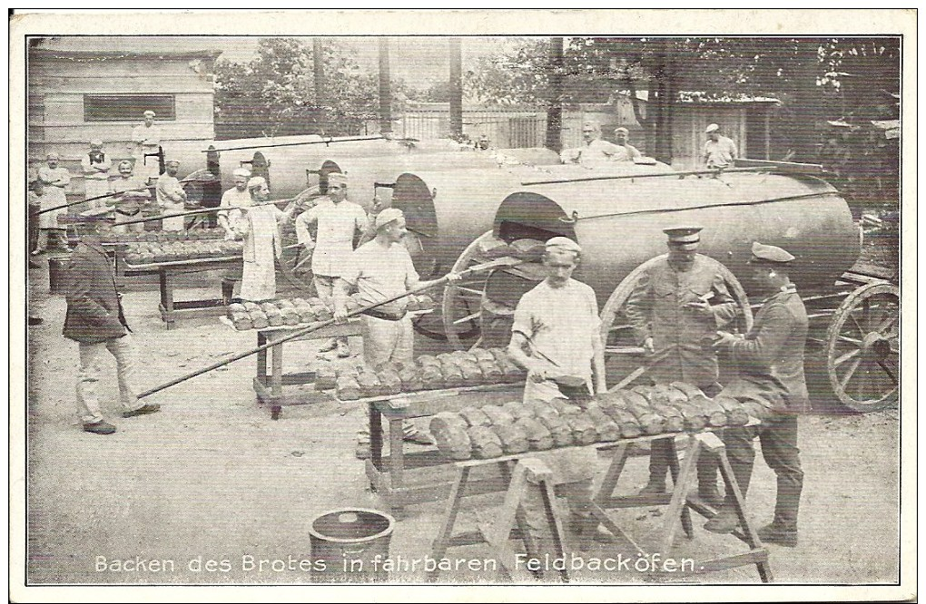 BAKKERIJ - Oorlog 1914-18 - Backen Des Brotes In Fahrbaren Feldbacköfen - Veldbakkerij - Brood - Guerre 1914-18