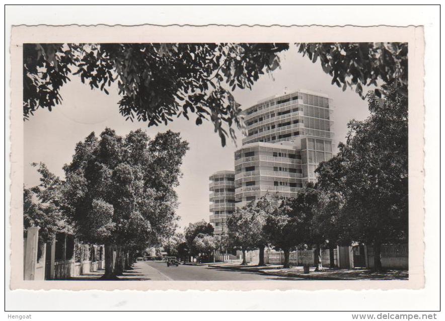 Beau Timbre D´A.O.F. Sur Carte De Dakar Du 22/12/1955 , 2 Scans - Lettres & Documents