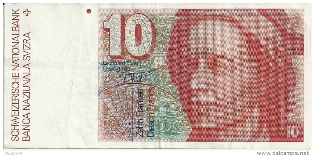 D 176 - DIECI FRANCS - Suisse