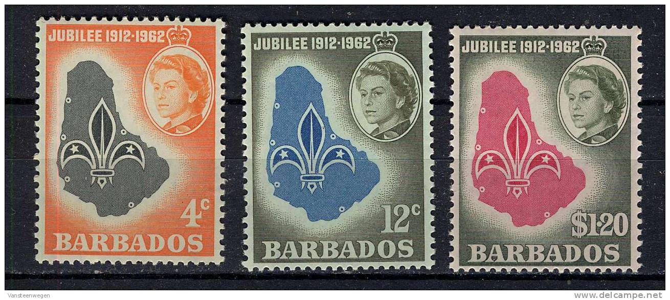 Barbades Y&T 232/34 ** - Barbados (1966-...)