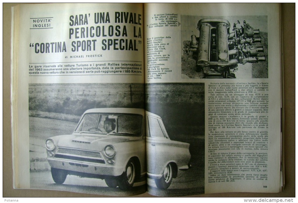 PBZ/4  AUTORAMA 1963 N. 2/ INNOCENTI A 40/S / LANCIA FLAVIA - Engines