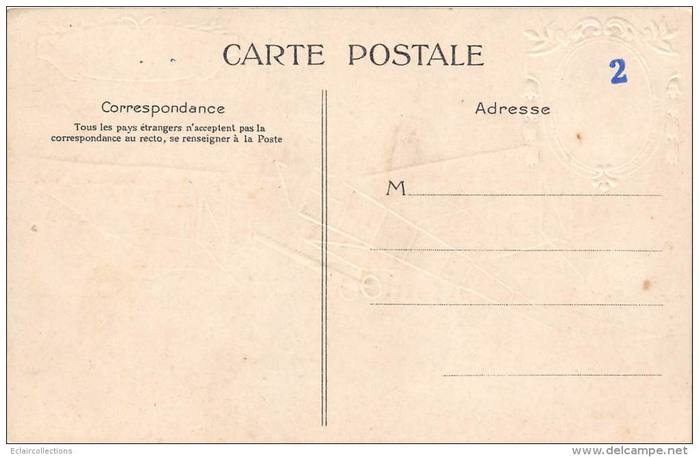 Thème   Aviation  Lefèvre-Utile  Aviateur Hubert Latham - Sonstige & Ohne Zuordnung