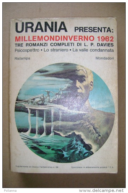 PBZ/30  URANIA - MILLEMONDINVERNO 1982 Mondadori / 3 Romanzi Di L.P.Davies - Sci-Fi & Fantasy