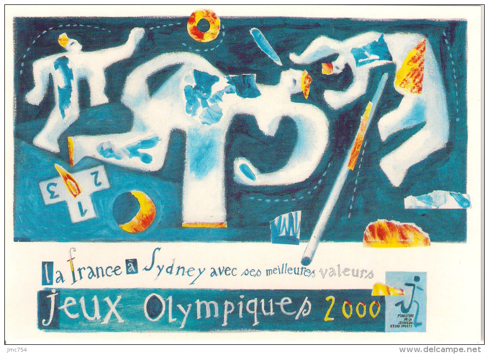 CPM.   Cart'Com.   Sports.   Jeux Olympiques De Sidney En 2000.    Postcard. - Olympic Games