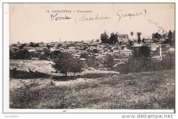 KARAFERIA 78 PANORAMA  1917 - Grecia