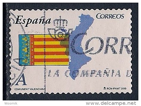 Spain ~ 2010 ~ Autonomous Communities ~ Valencia ~ Used - Used Stamps