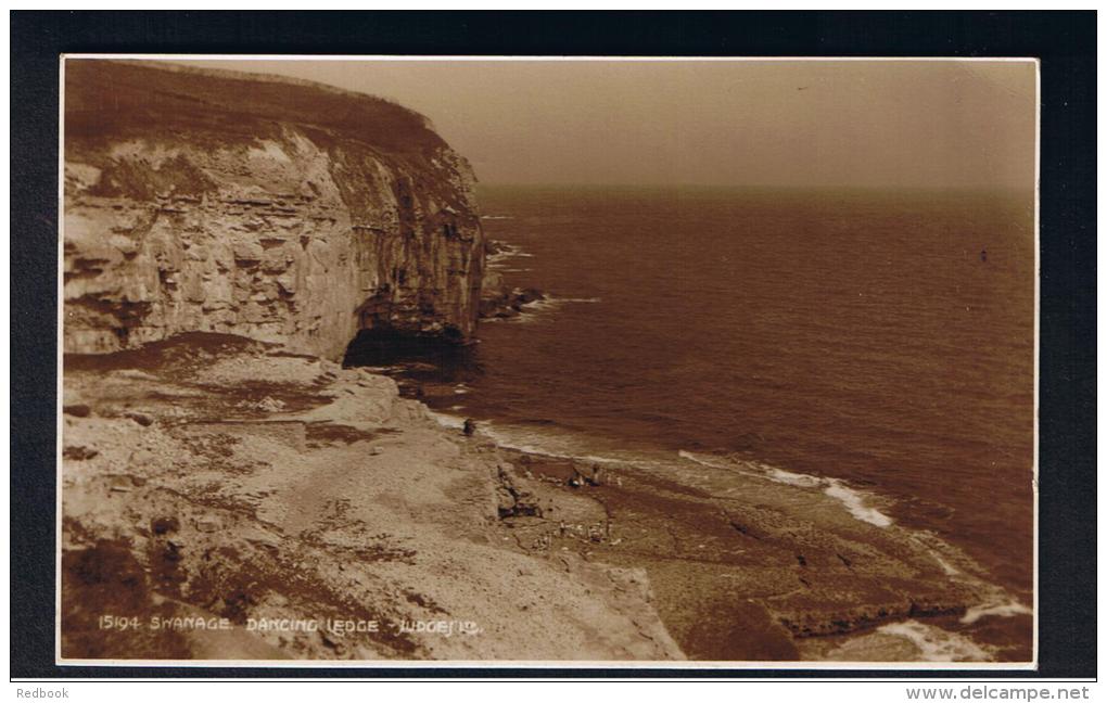 RB 968 - 1934 Judges Real Photo Postcard - Dancing Ledge - Swanage Dorset - Swanage