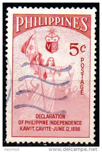 PHILIPPINES 1954 Independence Commemoration - 5c Independence  FU - Philippines