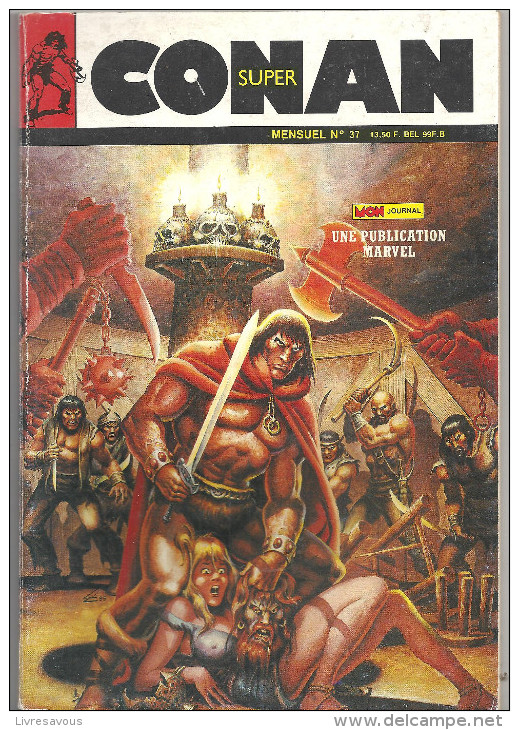 Super Conan Mensuel N°37 Octobre 1988 Edition Mon Journal - Conan