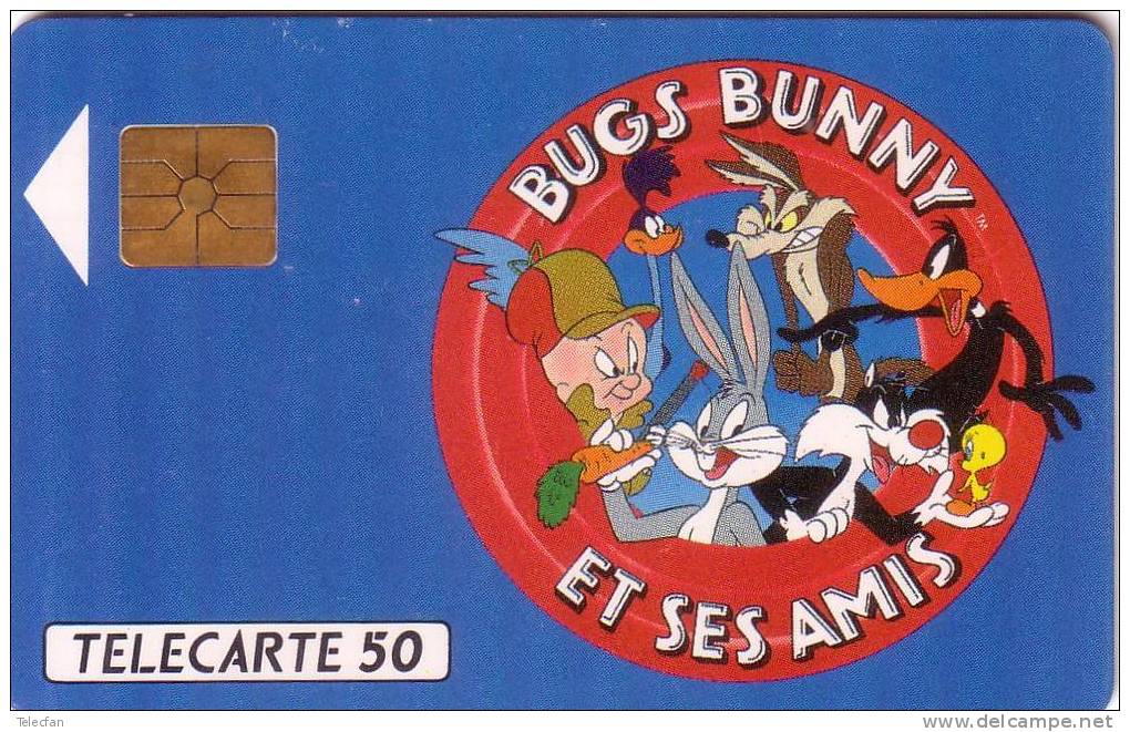 FRANCE PRIVEE WARNER BROS BUGS BUNNY TITI GROS MINET N° B1C244 GEM  EN 264 U - 50 Einheiten