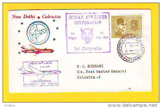 Old Letter - India - Airmail