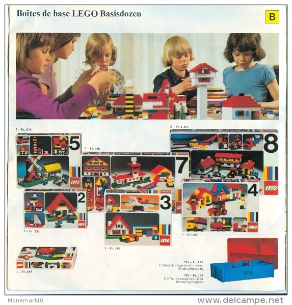 LEGO SYSTEM - ASSORTIMENT 1975 - CATALOGUE. - Catalogi
