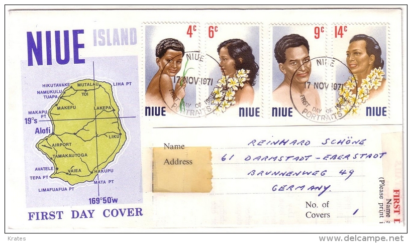 Old Letter - Niue - Niue