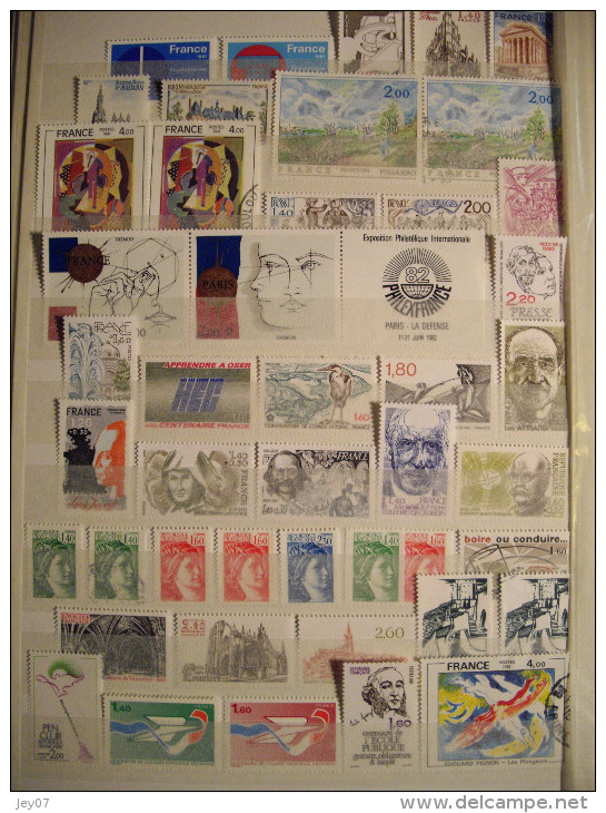 FRANCE Année 1981 Complete Neuf Sans Charnieres + Poste Aerienne, Preoblitérés, Timbres De Service - 1980-1989