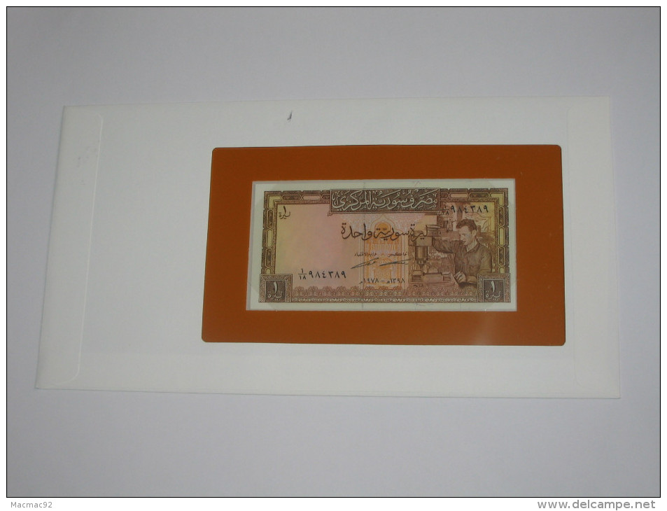 1 Livre - 1 One Pound - Central Bank Of SYRIA - SYRIE   - Billet Neuf - UNC  !!! **** ACHAT IMMEDIAT *** - Syrie