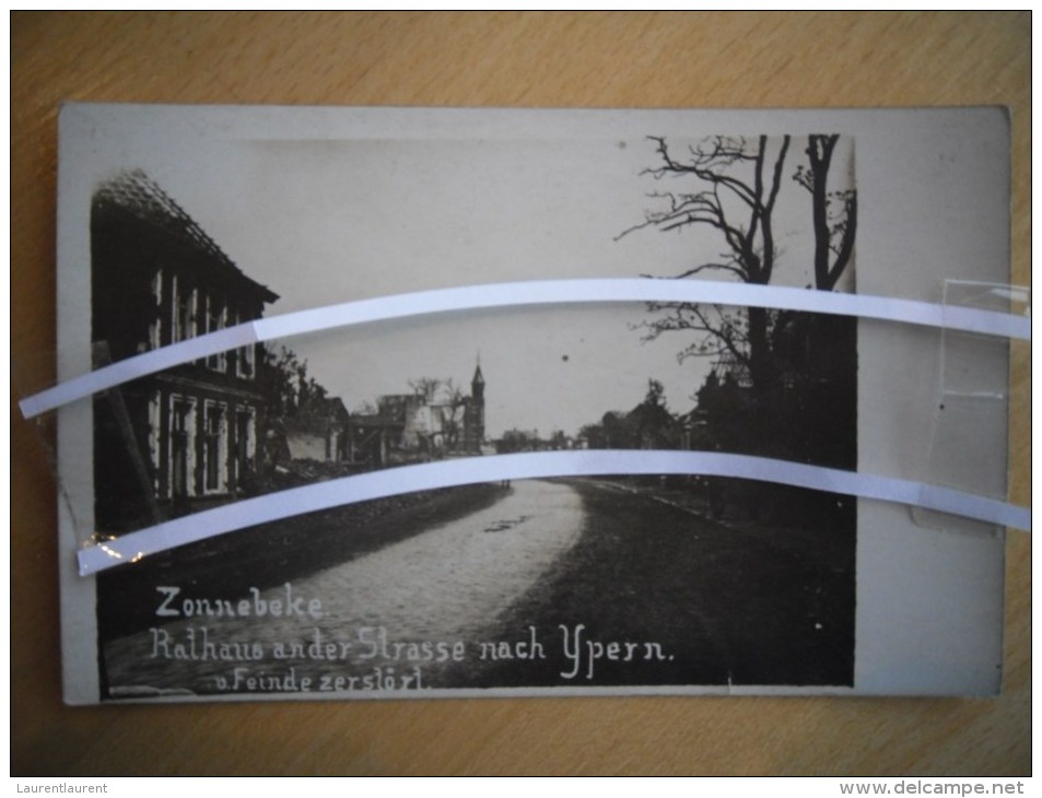 ZONNEBEKE _ YPERN _ Photo Carte  - 1917 - Zonnebeke