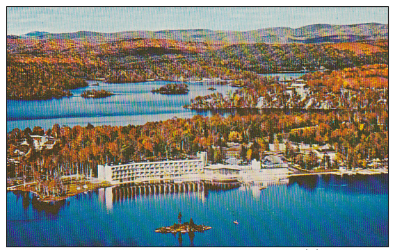 Aerial View, Resort Hotel, Lake Dupuis, L´ESTEREL, Quebec, Canada, 40-60´s - Autres & Non Classés
