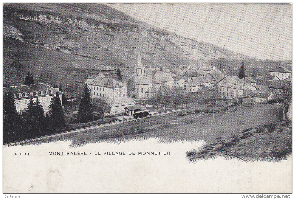 MONT SALEVE,village,MONNETIER MORNEX,HAUTE SAVOIE,prés GENEVE,SAINT JULIEN EN GENEVOIS,train - Saint-Julien-en-Genevois