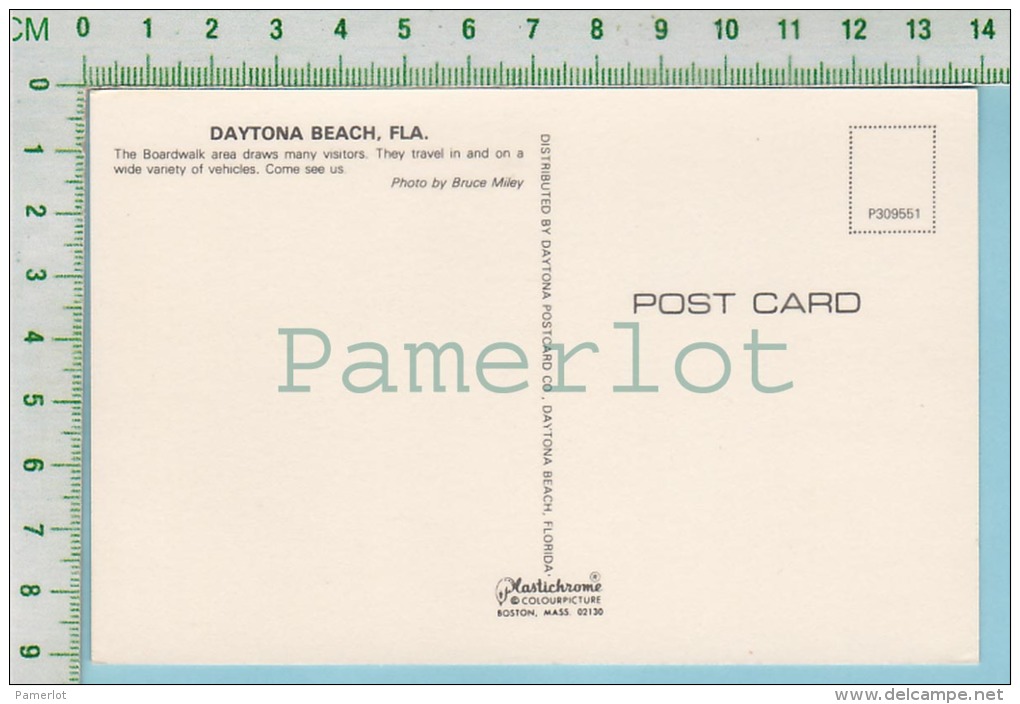 Florida  USA ( Daytona Beach  Every One Vacation Spot) Post Card Carte Postale - Daytona