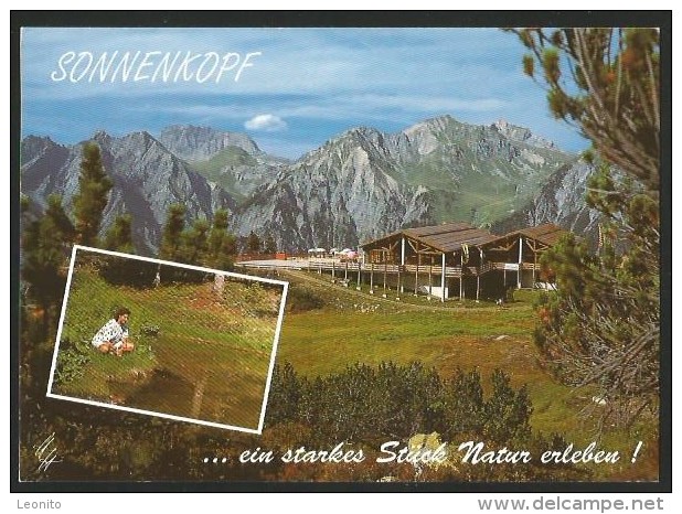 SONNENKOPF Klostertal Panoramarestaurant Gegen ROTE WAND Vorarlberg Schruns 1987 - Schruns