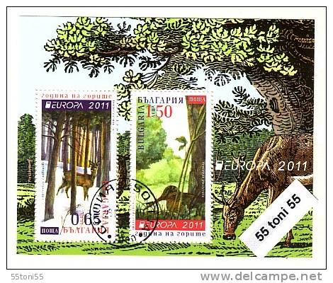 2011 Europa - Year Of Forests  S/S - Used(O)   BULGARIA  /  BULGARIE - Gebraucht