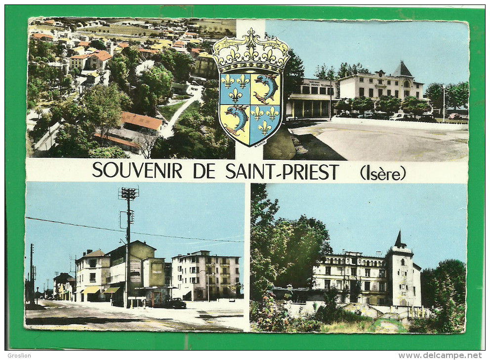 SOUVENIR DE SAINT-PRIEST    ( 4 VUES  )     11 C - Saint Priest