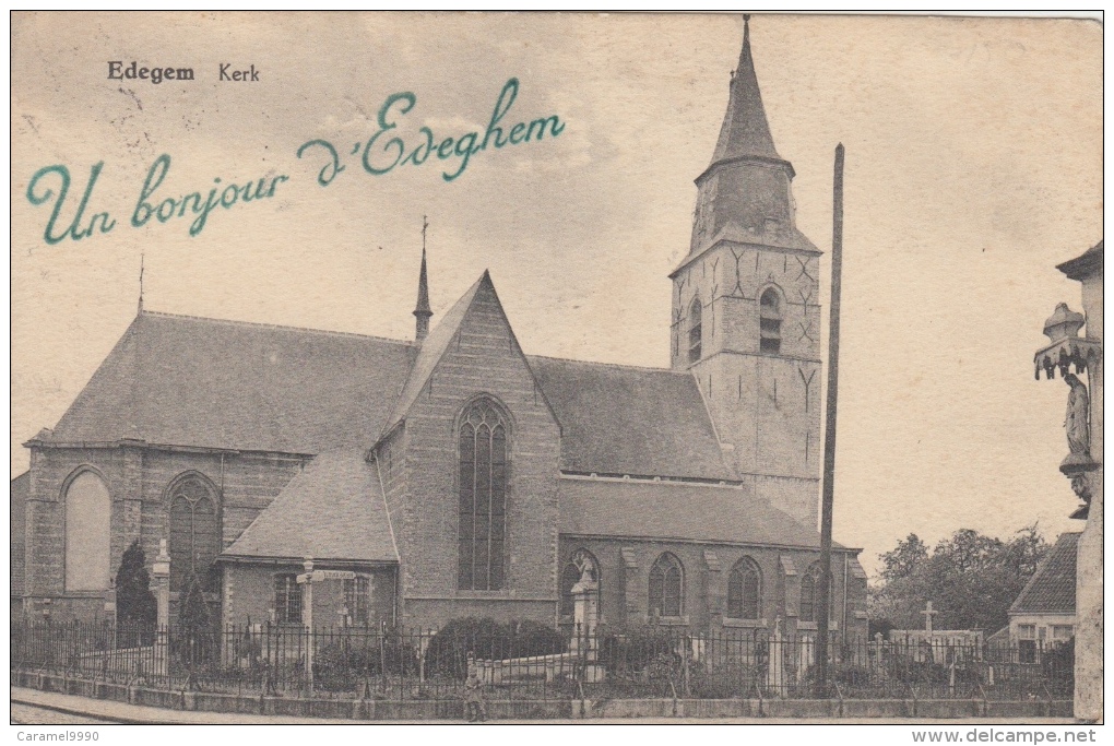 Edegem     Kerk    Un Bonjour D' Edegem               Scan 5935 - Edegem