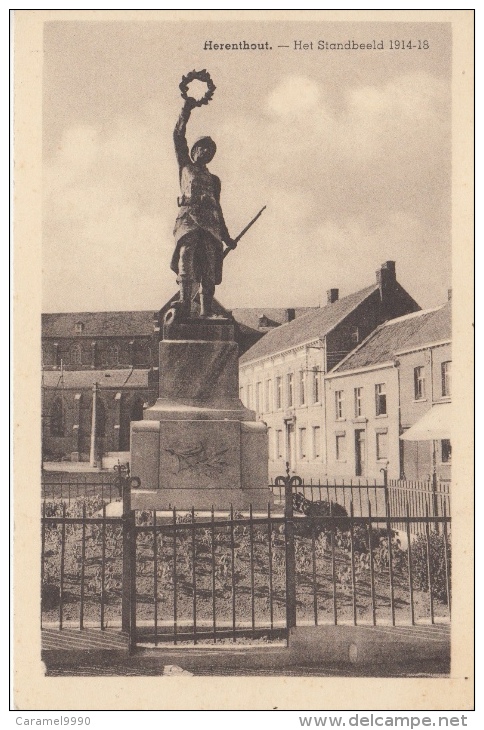 Herenthout       Het Standbeeld 1914- 1918 WOI                 Scan 5949 - Herenthout