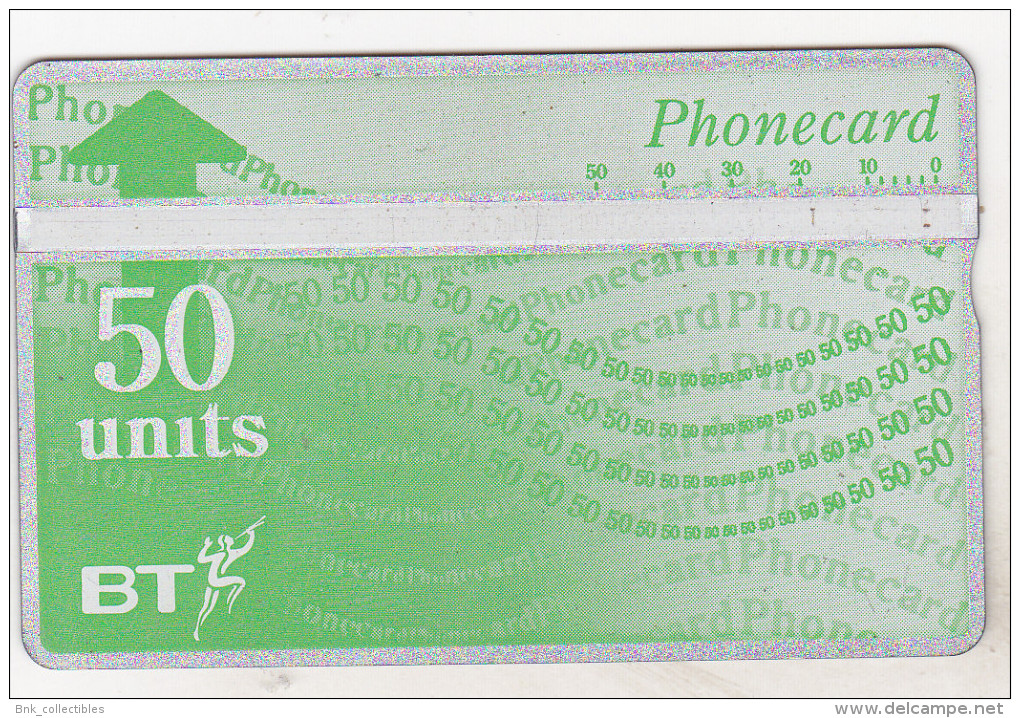 United Kingdom Old Optic Phonecard - 50 Units - BT Emissions Définitives