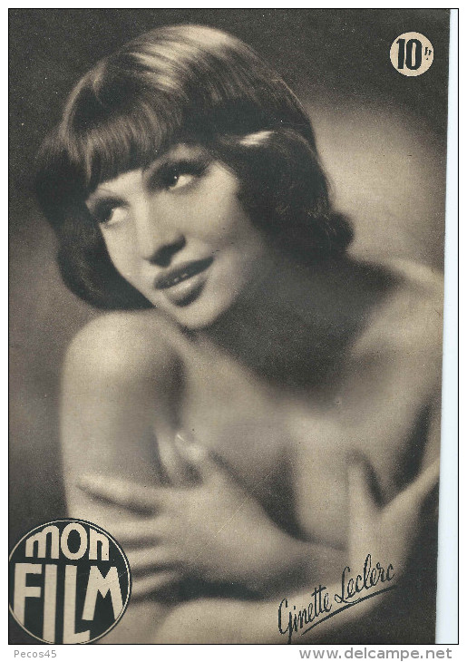 Mon Film N° 108 : "Mensonge" - Au Dos : Ginette Leclerc. 1948. - Zeitschriften