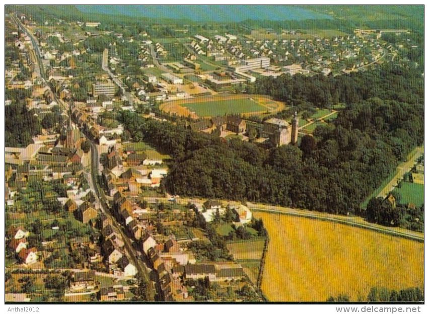 ERFTSTADT - Liblar Flugzeugaufnahme Wohngebiet Siedlung Stadion Stadium 70er - Erftstadt